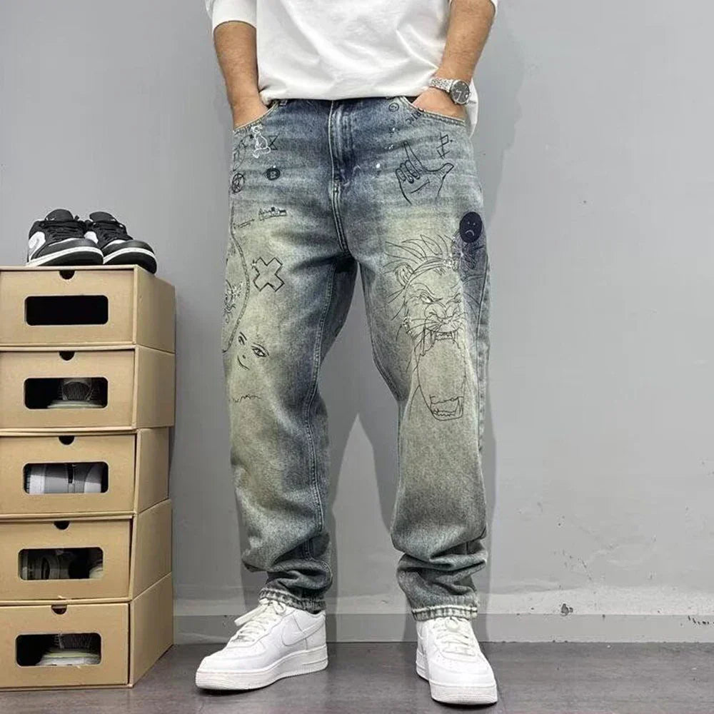 Jean denim homme – Délavé style Brooklyn – Projet Paris – Look urbain et confortable
