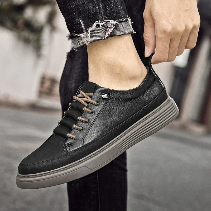 Baskets homme cuir italien | Look premium | Projet Paris – Finition haut de gamme et confort longue durée
