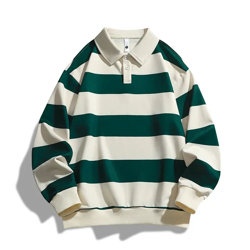 Polo à rayures pour homme à séchage rapide – Projet Paris – Confort et style en toute légèreté