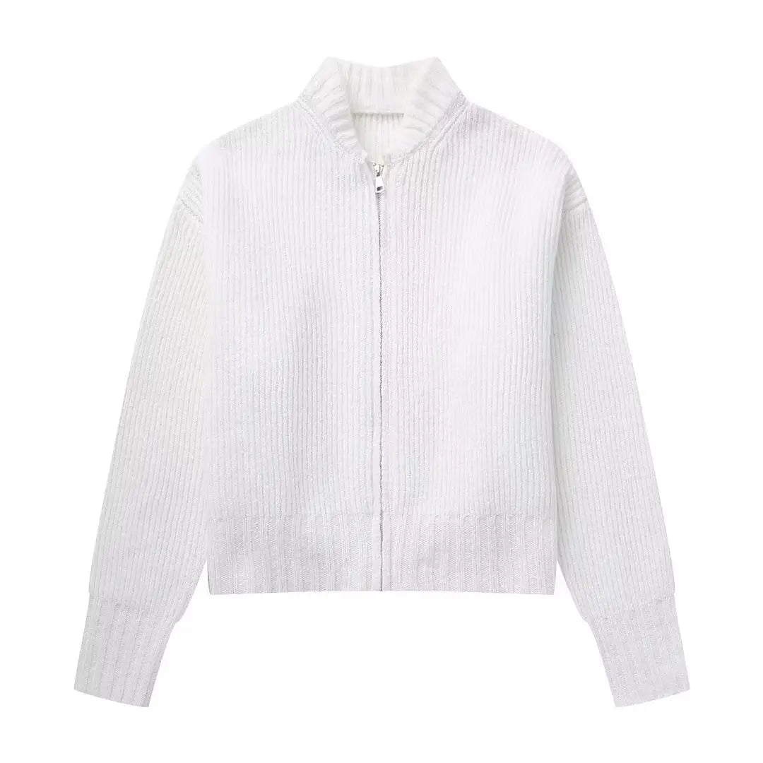 Cardigan avec zip - Projet Paris - Pratique et stylé - Idéal pour les journées fraîches