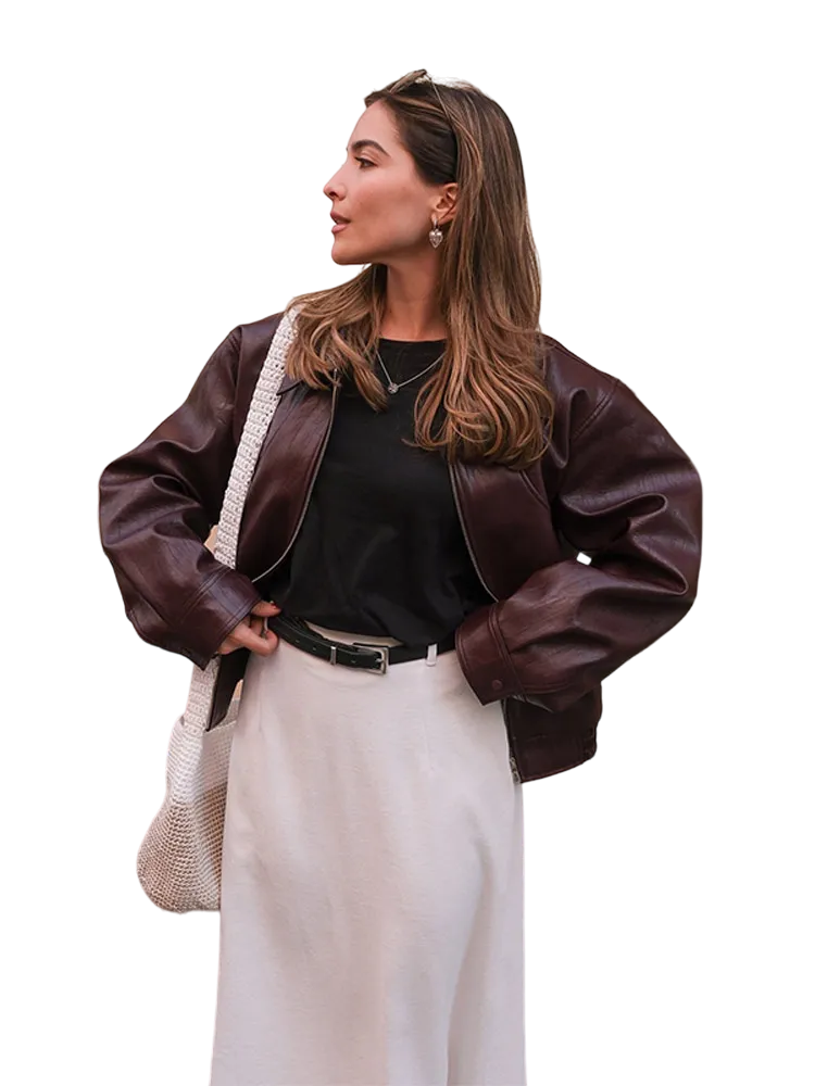 Veste d'automne - avec ourlet élastique - Projet Paris - Style décontracté - Confort ajusté - Parfaite pour la mi-saison