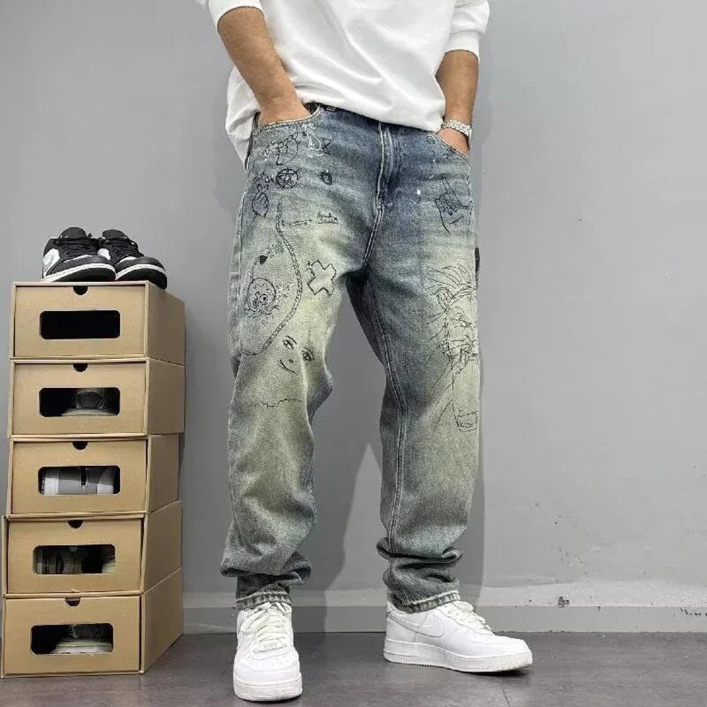 Jean denim homme – Délavé style Brooklyn – Projet Paris – Look urbain et confortable