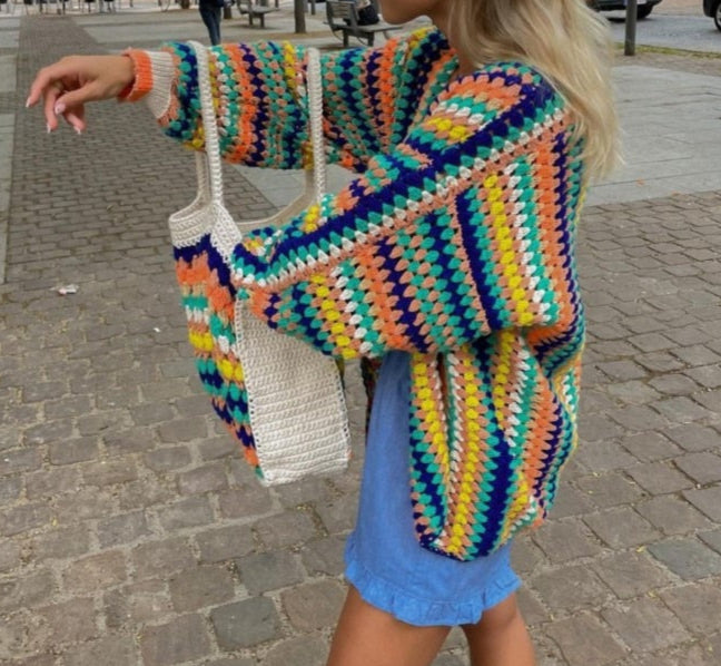 Gilet en crochet élégant - Veste chic et raffinée - Projet Paris - Confortable