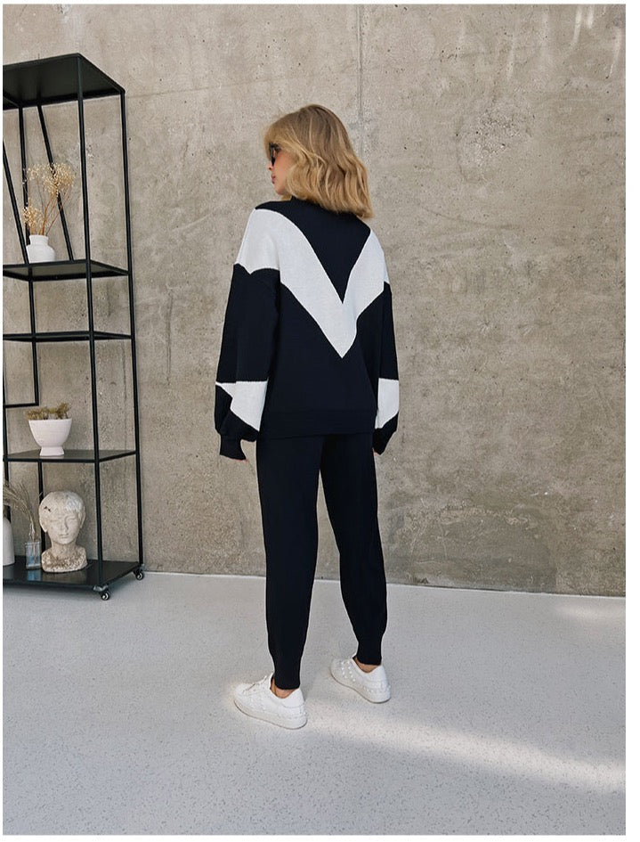 Ensemble tricoté deux pièces - Confort et élégance - Projet Paris - Pratique, doux, stylé