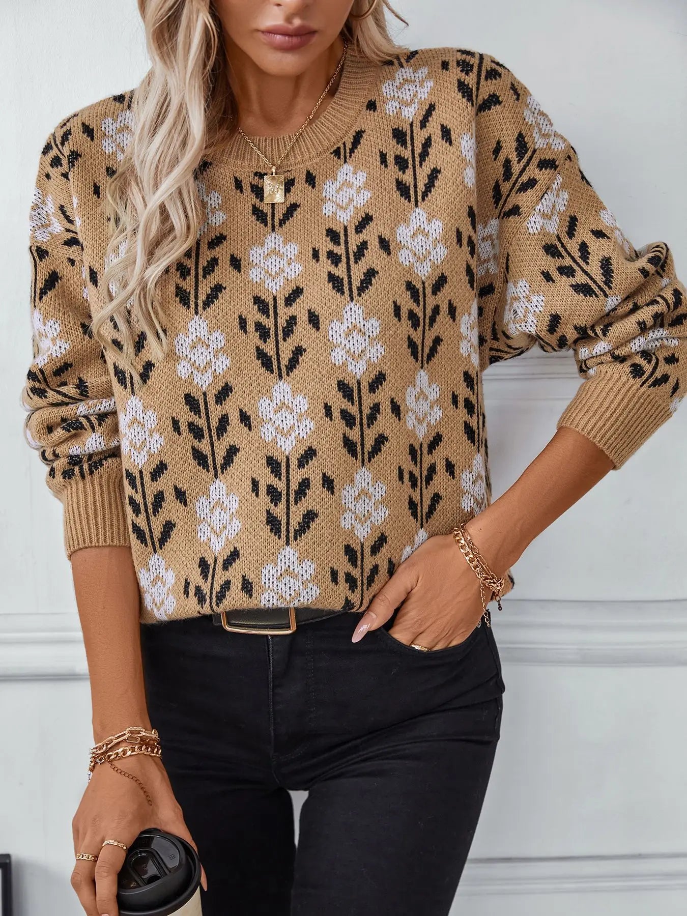 Pull d'automne Laurel - Confort et Élégance - Projet Paris - Parfait pour la saison automnale