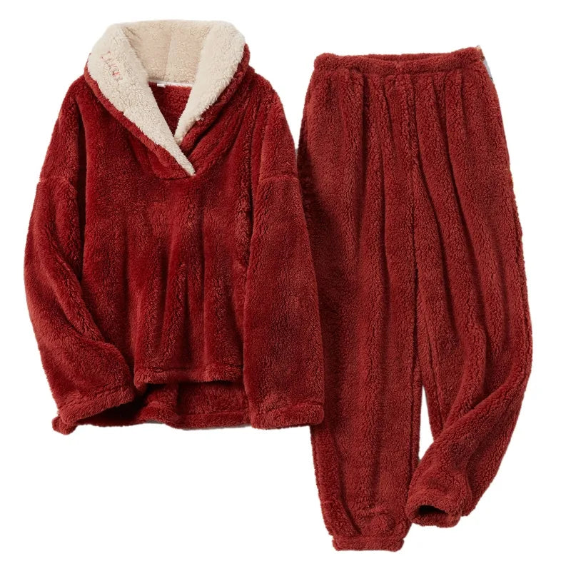 Ensemble pyjama en polaire cosy pour femmes - Projet Paris - Doux et confortable