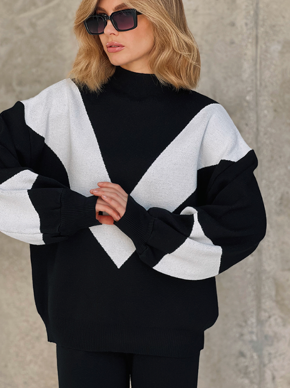 Ensemble tricoté deux pièces - Confort et élégance - Projet Paris - Pratique, doux, stylé