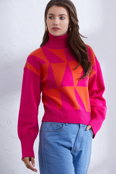 Pull col roulé Fifine - Élégance intemporelle - Projet Paris - Design classique, Parfait pour un look chic et chaleureux