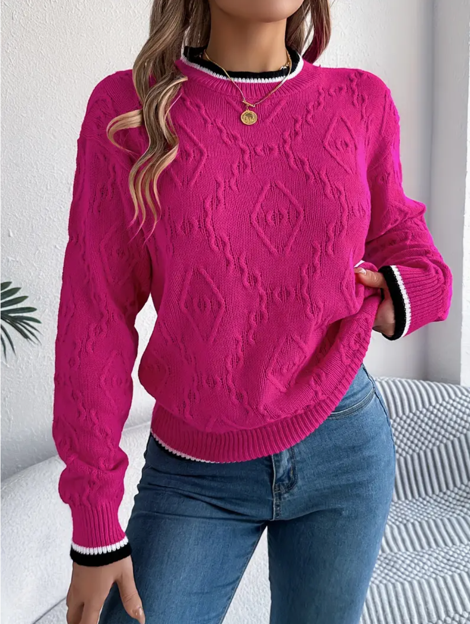 Pull col rond - Classique et intemporel - Projet Paris - Parfait pour un look casual