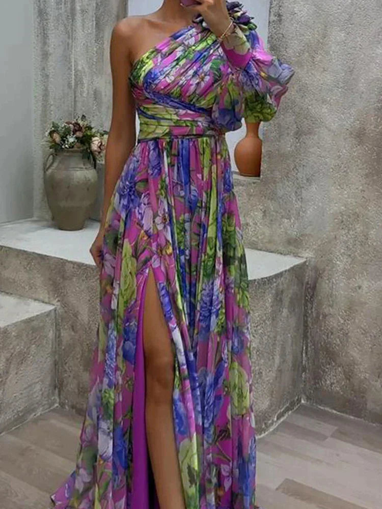 Robe Asymétrique à Une Épaule Femme – Projet Paris – Élégante et tendance