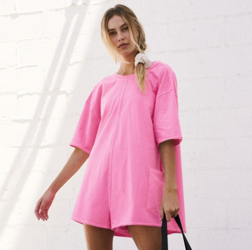 Costume Short d'Été Oversized avec T-shirt Style – Projet Paris – Mode et confort