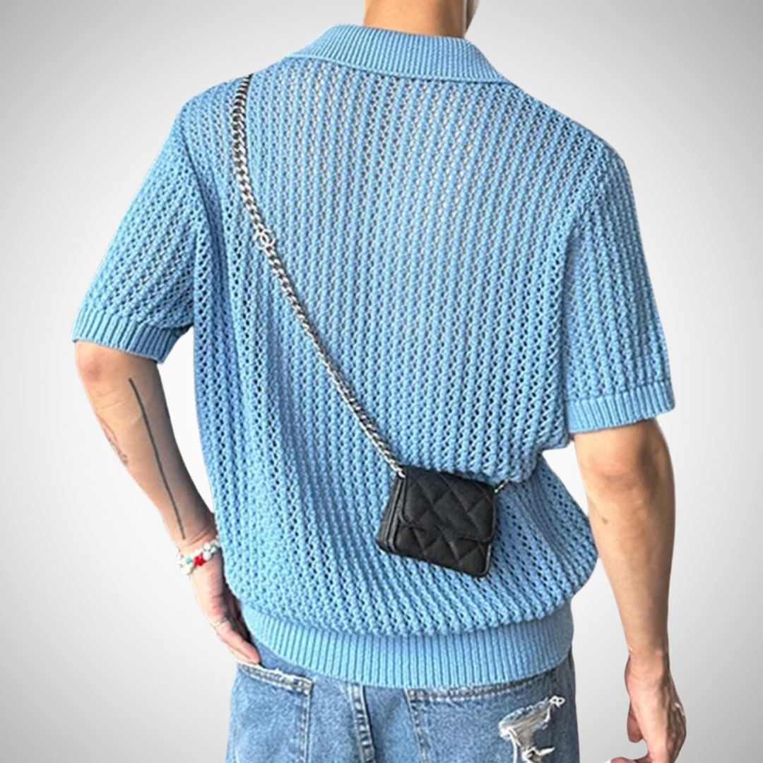 Polo en maille élégant pour homme – Damien – Projet Paris – Respirant et confortable