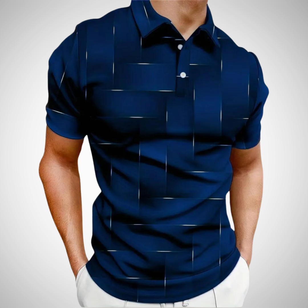 Polo homme style moderne et décontracté – Projet Paris – Parfait pour les journées relax