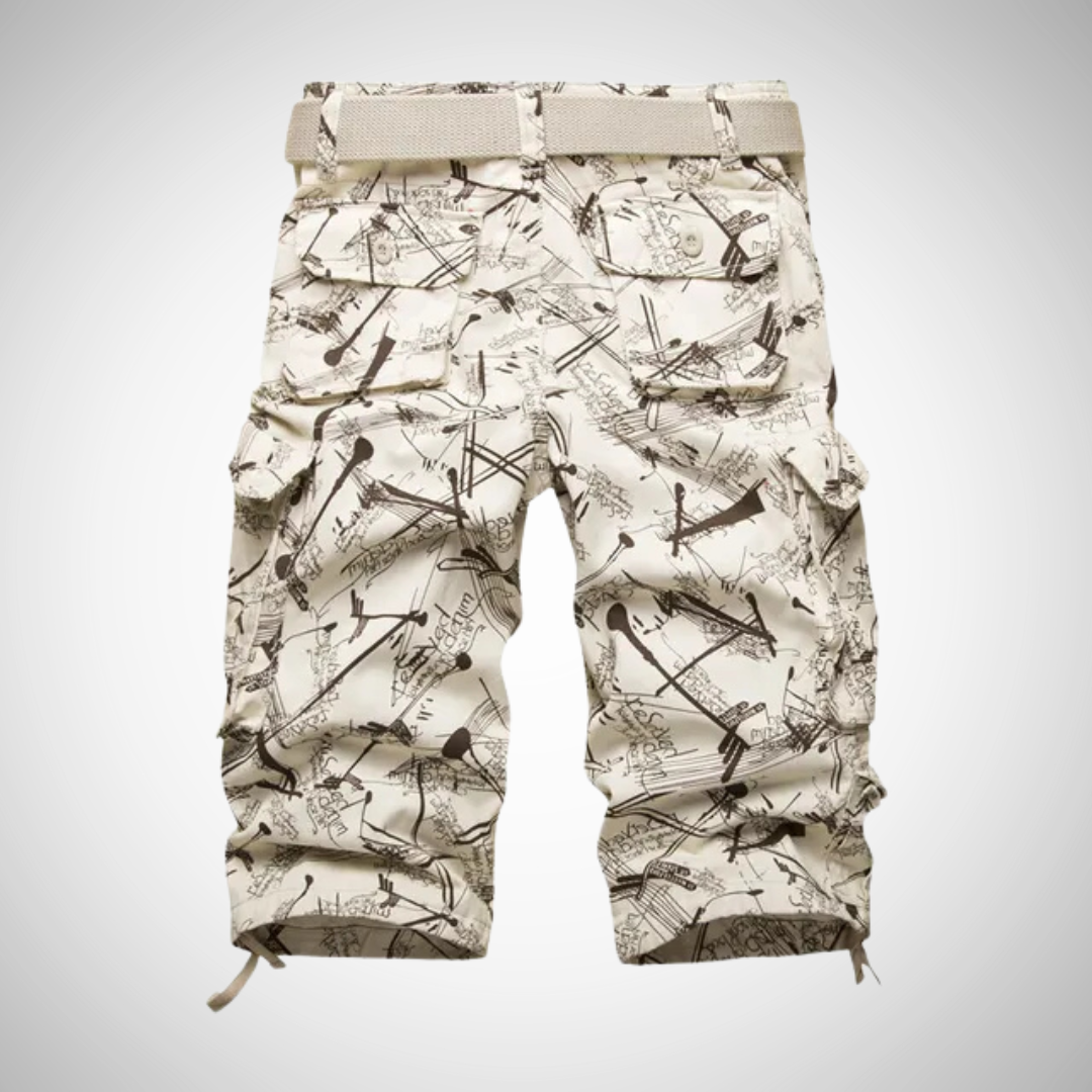 Short cargo tactique homme – Nicholas – Projet Paris – Édition SecureFit, poches multiples et maintien
