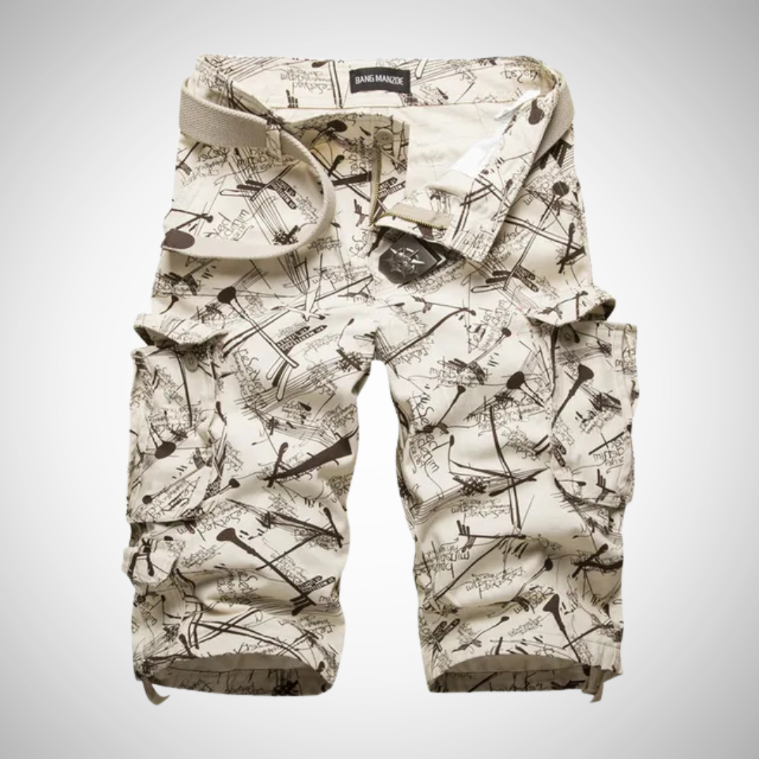 Short cargo tactique homme – Nicholas – Projet Paris – Édition SecureFit, poches multiples et maintien