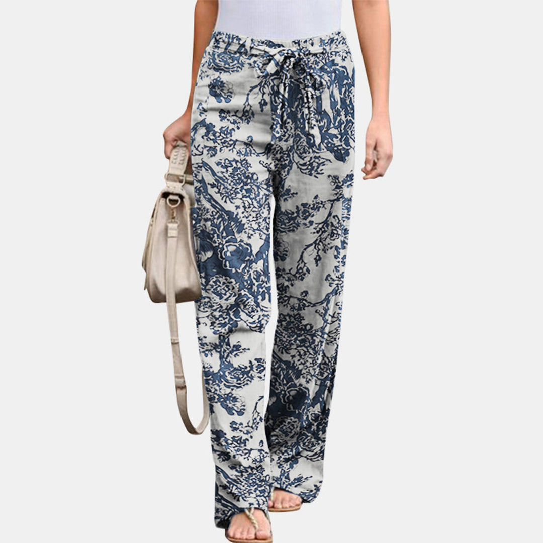 Pantalon décontracté imprimé fleuri - Projet Paris - Confort et style unique