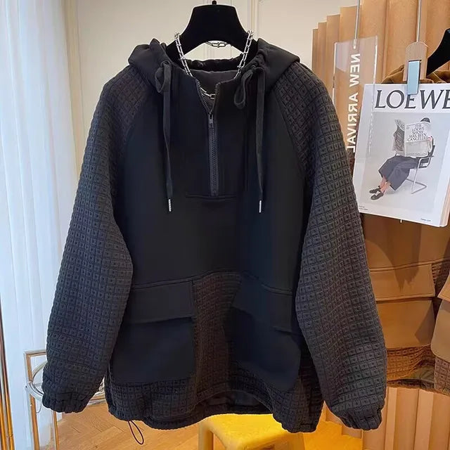 Veste à capuche avec grande poche - Projet Paris - Pratique et stylée - Idéale pour un look décontracté