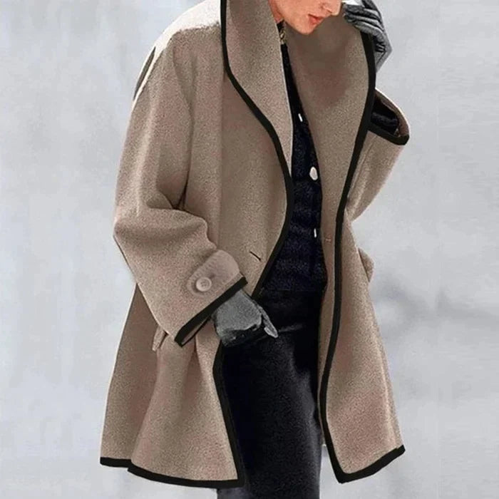 Manteau en laine - pour femme - Projet Paris - Élégant et chaud - Parfait pour les journées d'hiver - Idéal pour un look chic et intemporel