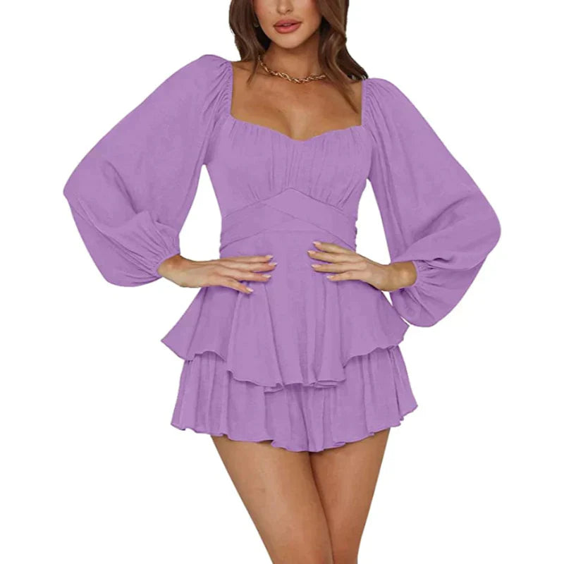 Robe à volants Lichi - Projet Paris - Style féminin et fluide - Idéale pour un look estival léger