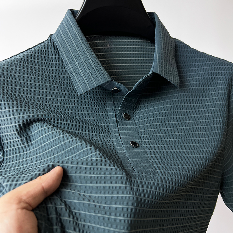 Polo Tissé Exécutif pour Homme – Projet Paris – Chic et raffiné pour une allure professionnelle