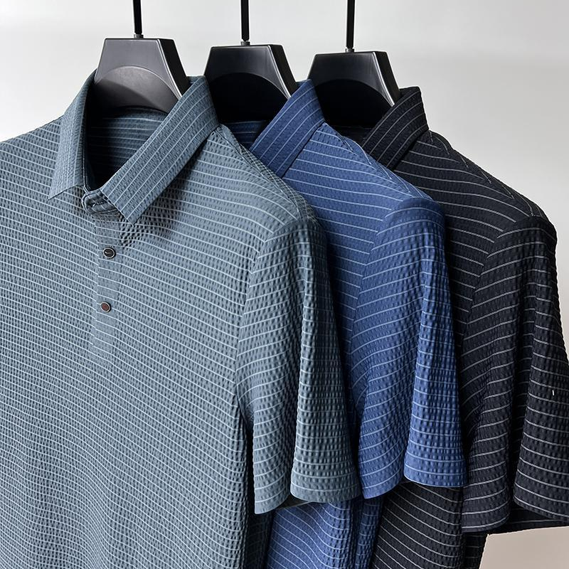 Polo Tissé Exécutif pour Homme – Projet Paris – Chic et raffiné pour une allure professionnelle