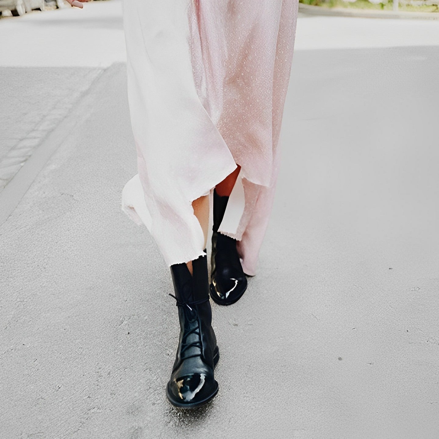 Bottes élégantes à lacets - Projet Paris - Confort et raffinement - Idéales pour l'automne et l'hiver