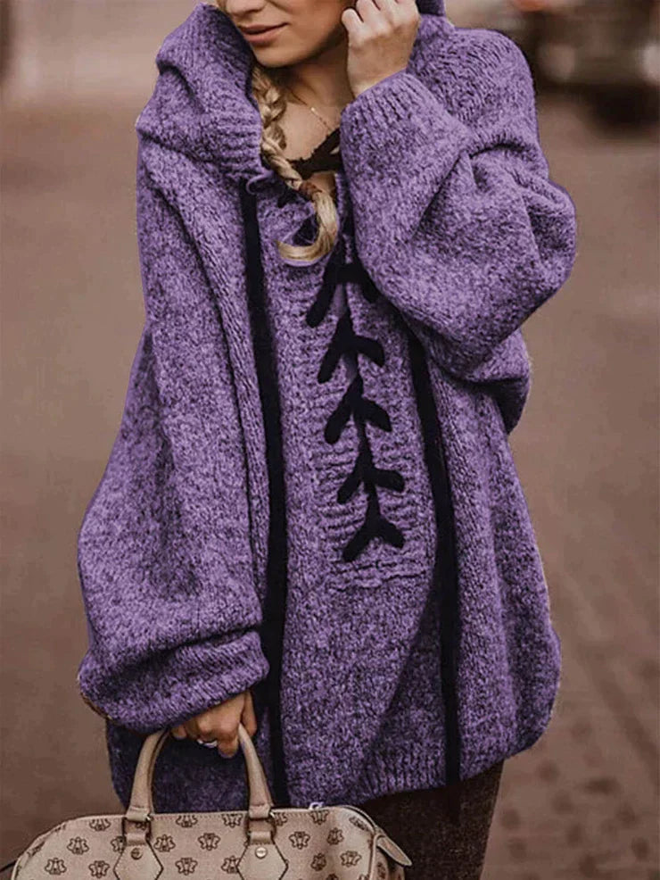 Pull d'hiver décontracté et ample - Confort et Style - Projet Paris - Parfait pour les journées froides