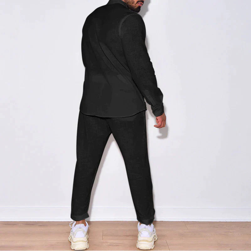 Ensemble en lin homme Avaro™ – Projet Paris – Fraîcheur et confort estival – Look léger et élégant