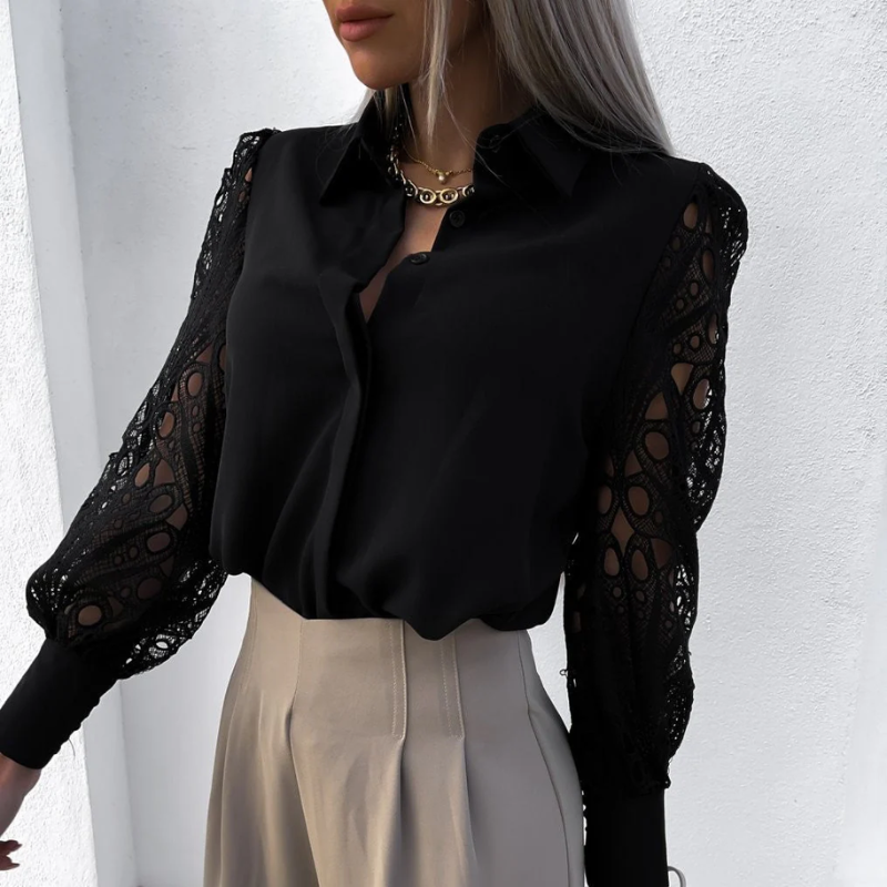 Blouse Élégante Femme Manches Longues – Isolde – Projet Paris – Chic et Polyvalente