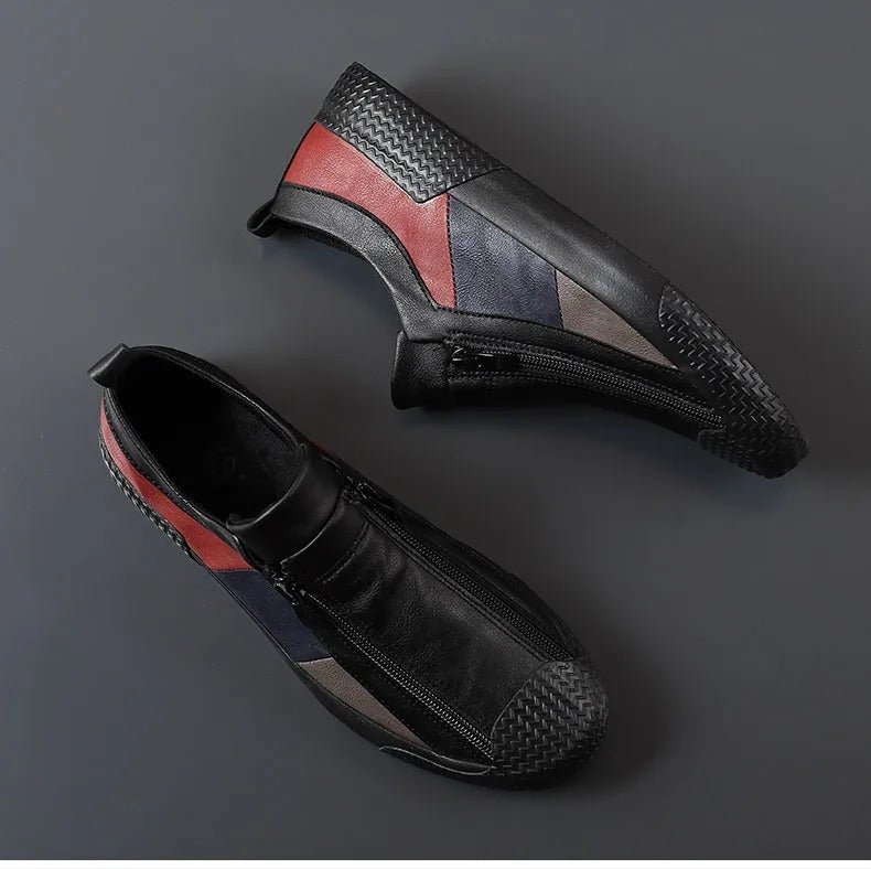 Baskets en cuir pour homme – Projet Paris – Inspirées Monet – Élégance artistique