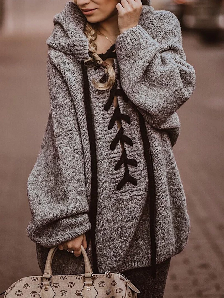 Pull d'hiver décontracté et ample - Confort et Style - Projet Paris - Parfait pour les journées froides