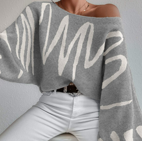 Pull chic à manches bouffantes - Élégance et confort - Projet Paris - Parfait pour un look moderne