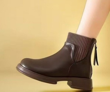 Booties d'hiver pour femmes en style cabine cosy - Projet Paris - Élégance et confort