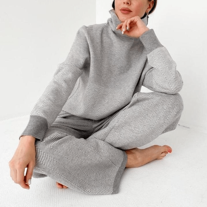 Ensemble d'intérieur stylé pour femmes - Confortable - Projet Paris - Doux et idéal