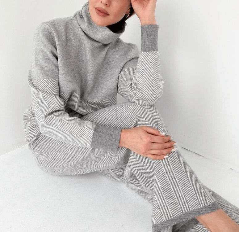 Ensemble d'intérieur stylé pour femmes - Confortable - Projet Paris - Doux et idéal