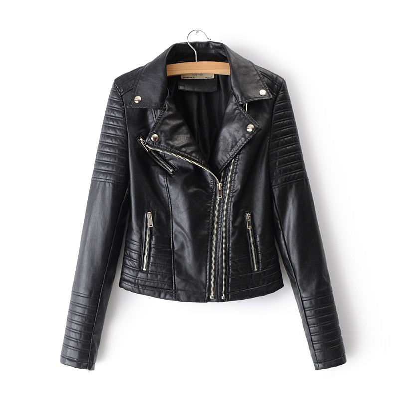 Veste en cuir biker pour femmes - Projet Paris - Audacieuse et tendance - Style intemporel