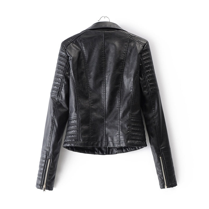 Veste en cuir biker pour femmes - Projet Paris - Audacieuse et tendance - Style intemporel