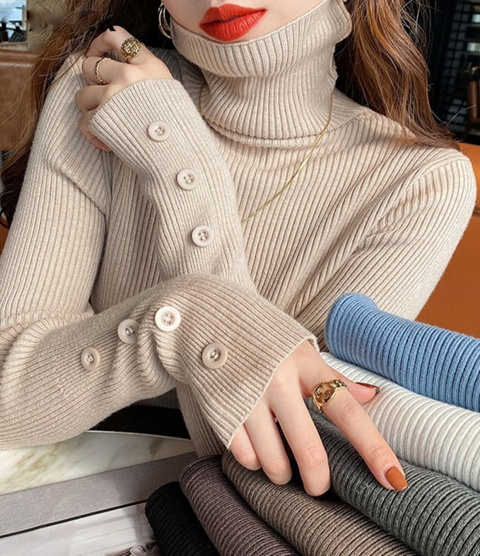 Pull Botera - Confort et chic - Projet Paris - Manches longues - Couleur bleu pastel