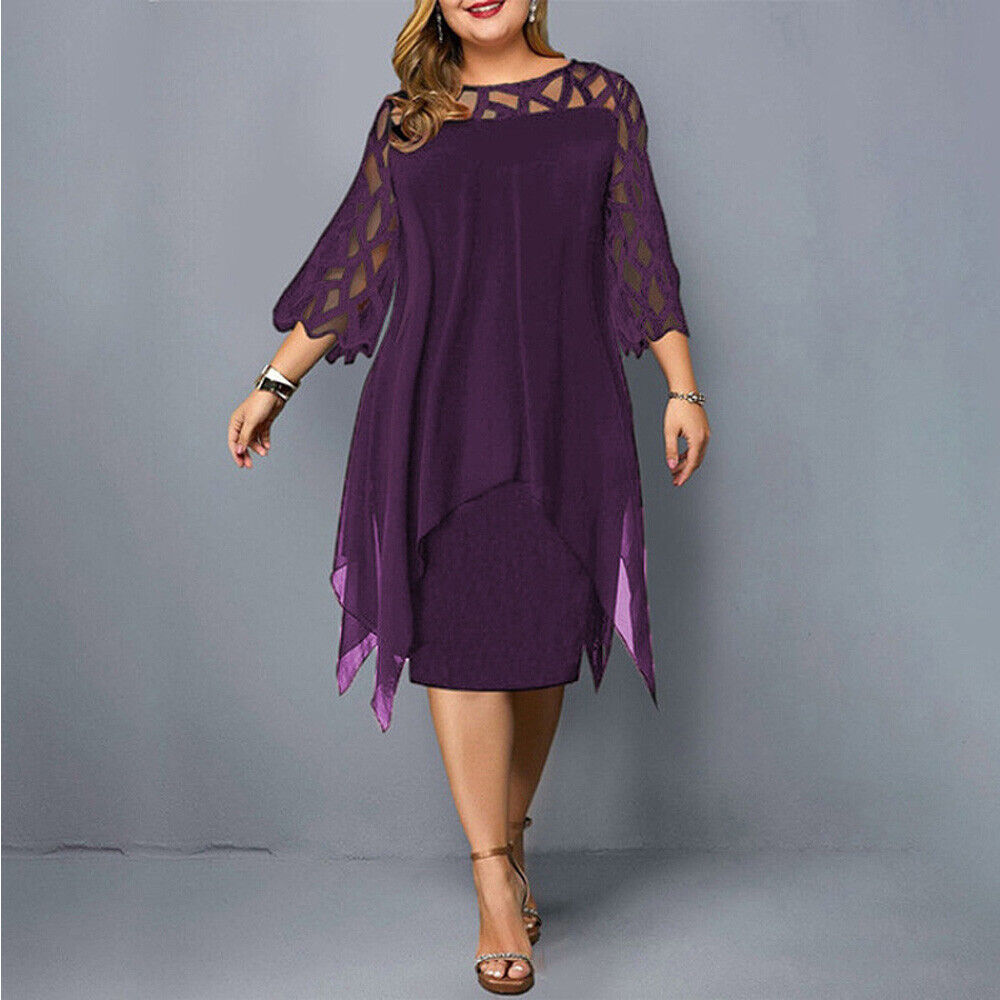 Robe midi élégante - Grande taille - Projet Paris - Parfaite pour toutes les occasions - Confort et style