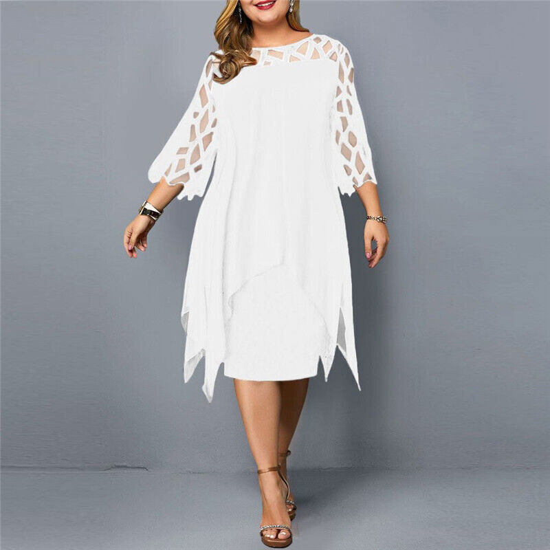 Robe midi élégante - Grande taille - Projet Paris - Parfaite pour toutes les occasions - Confort et style