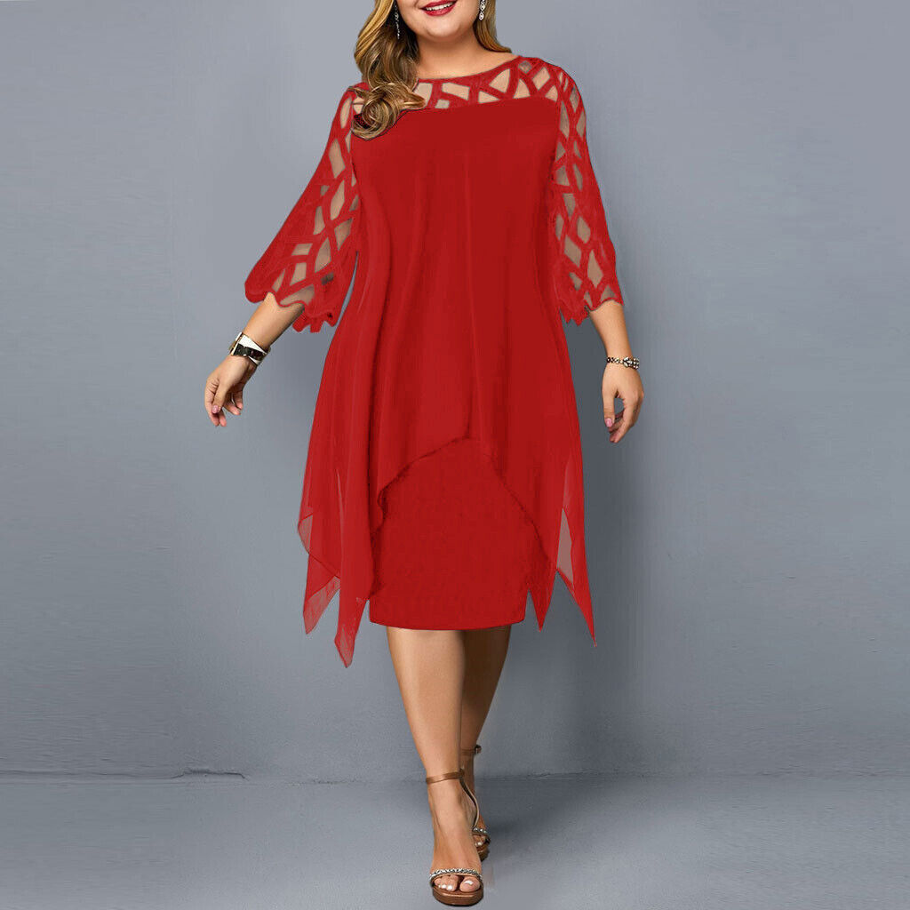 Robe midi élégante - Grande taille - Projet Paris - Parfaite pour toutes les occasions - Confort et style