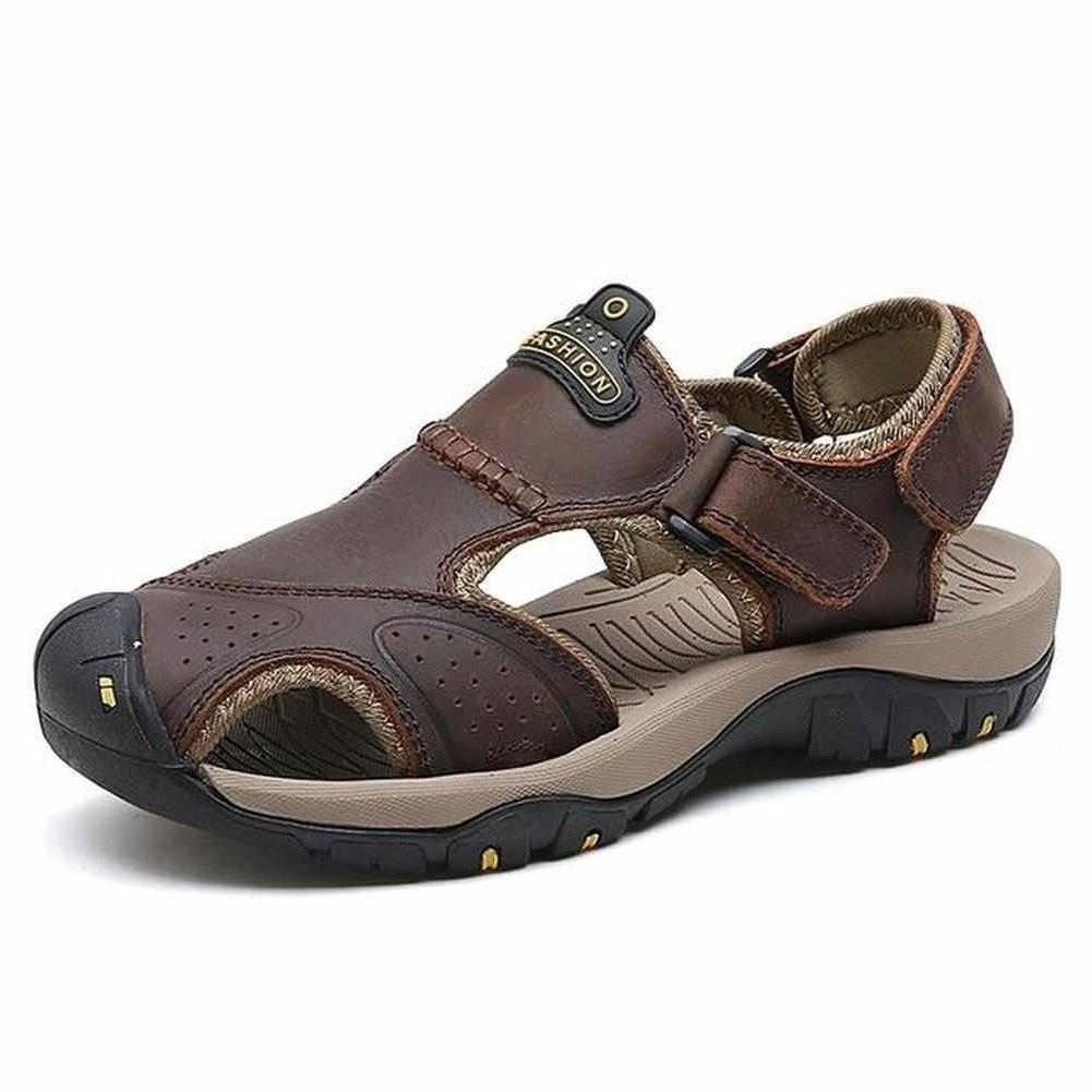 Sandales de randonnée en cuir pour homme - North Royal - Projet Paris - Confort et robustesse